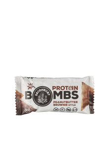 Organic Seedheart protein bomb with peanut butter and brownie in a packaging of 50g