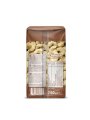 Nutrigold raw cashew nut pieces packed in transparent bag of 750g