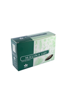 Suban raspberry leaf tea in a green cardboard packaging of 40g