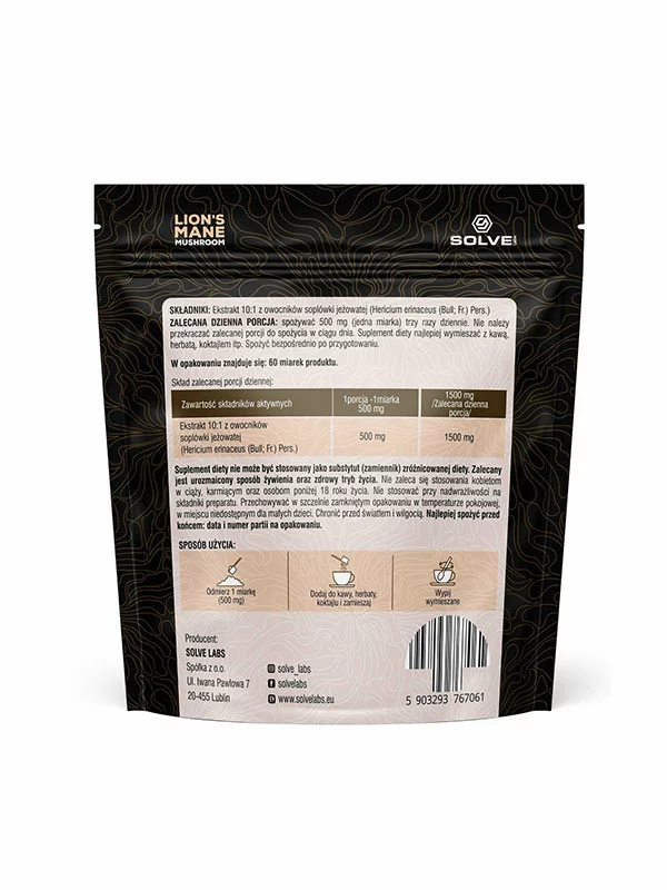 Lion's Mane Extract - 30g Solve