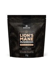 Lion's mane extract in a paper packaging of 30g