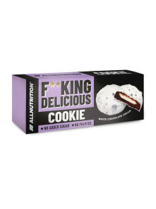 White chocolate cream cookies in a cardboard packaging of 128g - All Nutrition