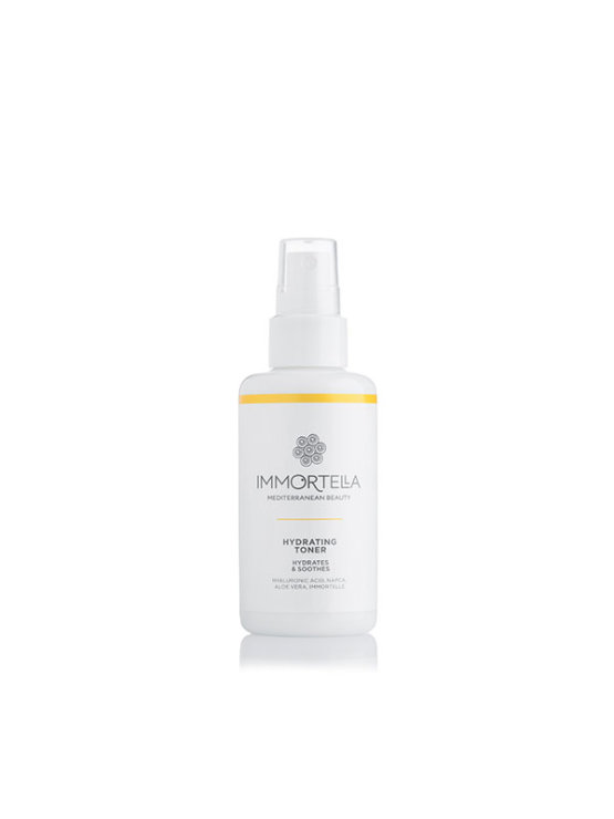 Immortella face tonic in a spraying bottle of 100ml