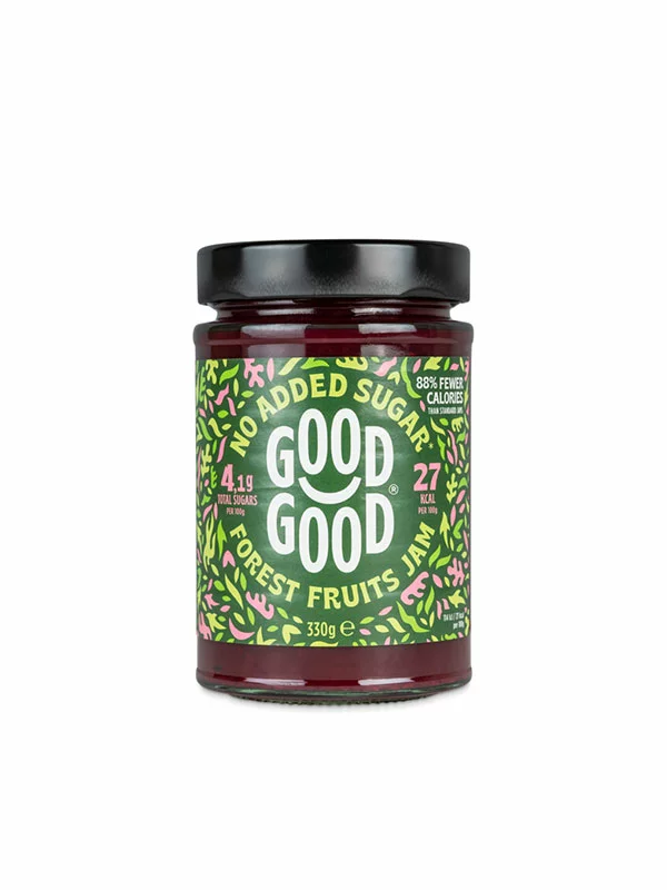 Via Healthy forest fruits jam in a glass jar of 330g