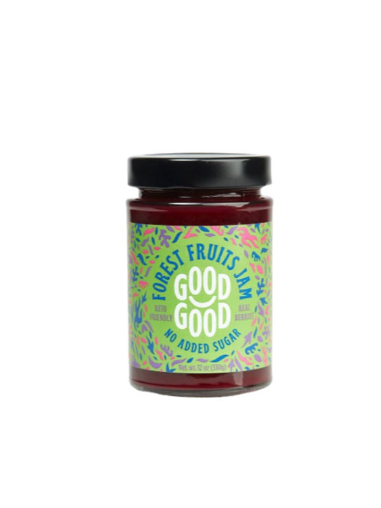 Via Healthy forest fruits jam in a glass jar of 330g