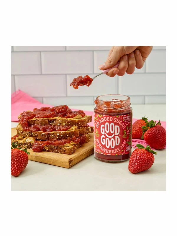 Sweet Strawberry Jam - Stevia 330g Good Good