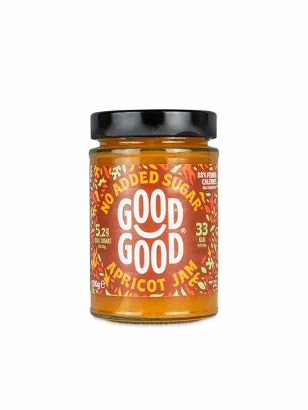 Via Healthy sweet apricot jam in a glass jar of 330g