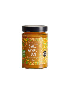 Via Healthy sweet apricot jam in a glass jar of 330g