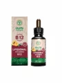 Ekolife Natura liposomal vitamin B12 in a 60ml glass bottle with a dropper