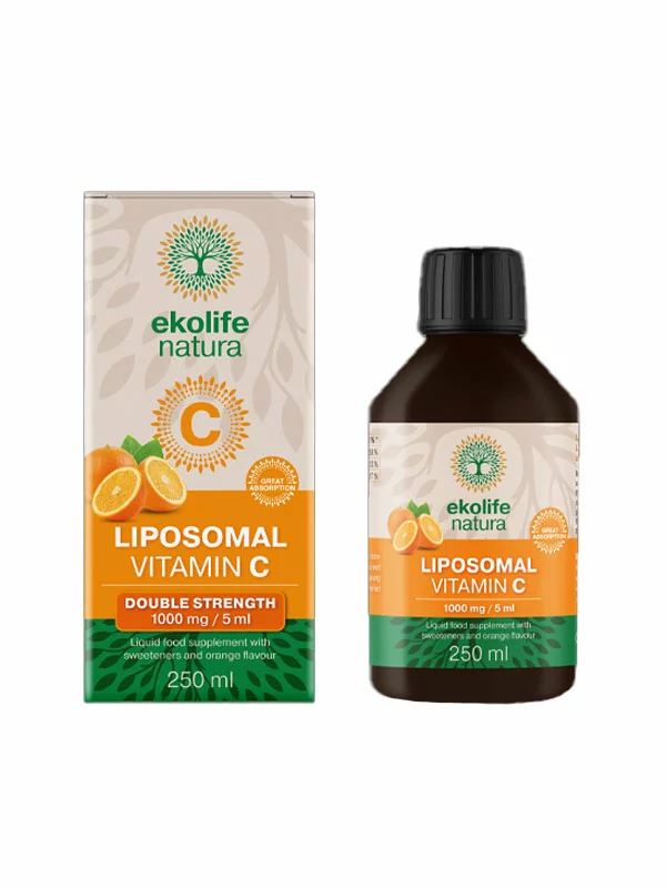 Ekolife Natura liposomal vitamin C in a packaging of 250ml