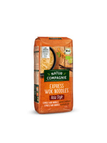 Organic natur compagnie wok noodles in a 250g packaging