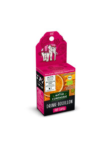 Hot Curry Mini Soup 9x0,25l - Drink Bouillon - Organic 45g Natur Compagnie