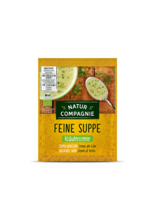 Natur Compagnie organic cream of herbs soup in a packaging of 40g
