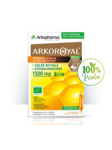 Arkopharma royal jelly of 1500mg in a cardboard packaging
