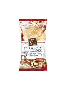 De Rit organic paprika chickpea chips in a packaging of 75g