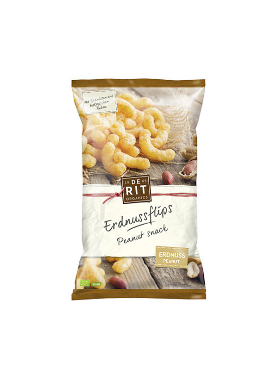 De Rit organic peanut flips in a packaging of 125g