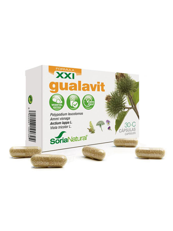 Gualavit XXL 30 Capsules in a cardboard box Soria Natural