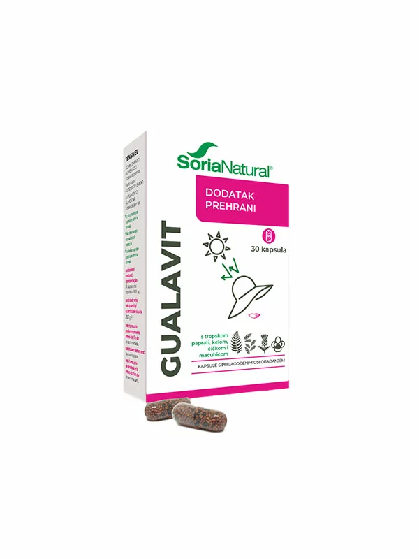 Gualavit XXL 30 Capsules in a cardboard box Soria Natural