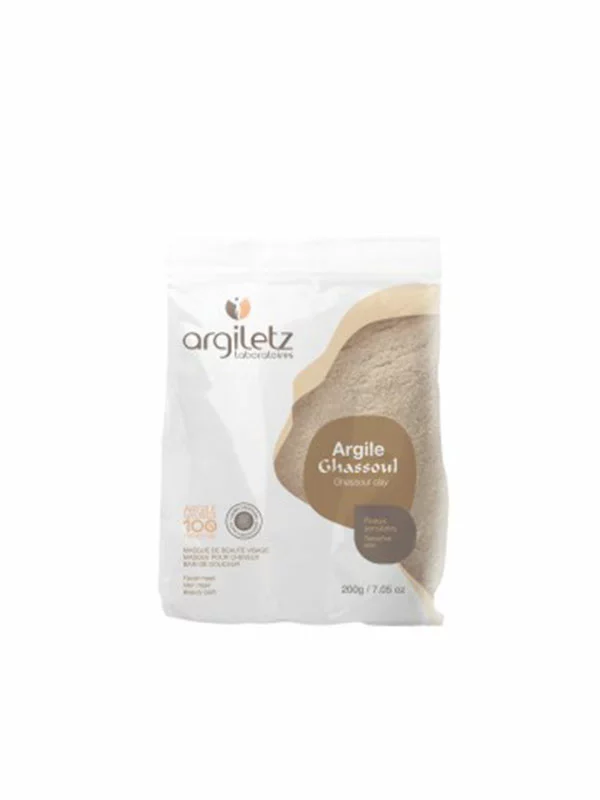 Argiletz Ghassoul clay powder in a packaging of 200g