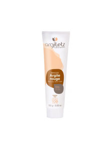 Argiletz red clay face mask for dry skin in a tube packaging of 100g