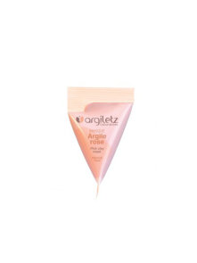Argiletz pink clay face mask in a 15ml packaging