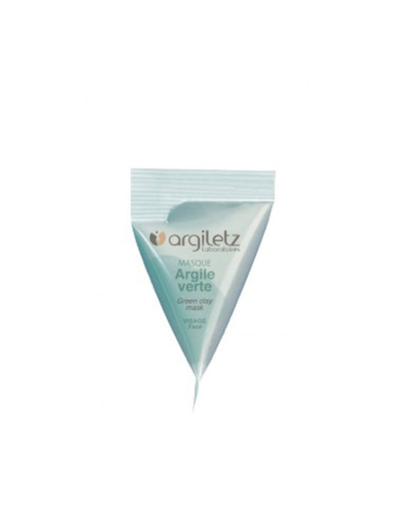 Argiletz green clay face mask in a 15ml packaging