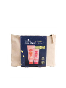 Argiletz everyday spa treatment in a cotton toiletry bag