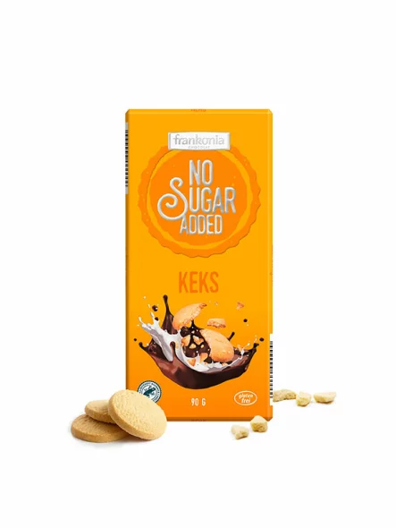 Frankonia chocolate with biscuit and hazelnut in a packaging of 90g