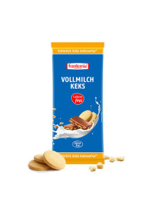Frankonia milk chocolate with biscuit in a packaging of 100g