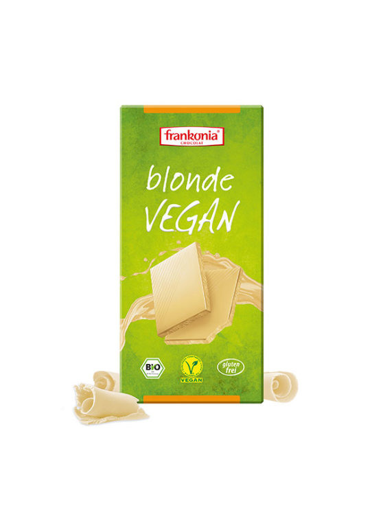 Frankonia vegan white chocolate from controlled organic agriculture of 100g