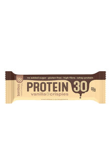 Protein Chocolate Bar 30% - Vanilla & Crispies 50g Bombus