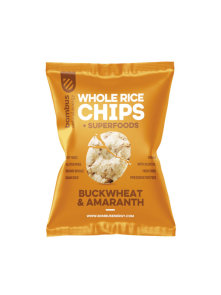Whole Rice Chips Buckwheat & Amaranth - Gluten Free 60g Bombus