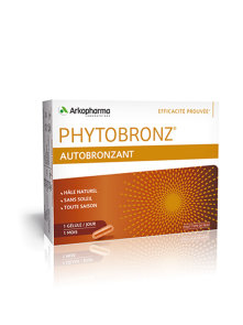 Arkopharma Phytobronz self tanner in a cardboard packaging
