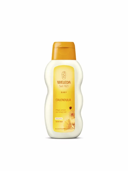 Weleda calendula baby oil in a packaging of 200ml