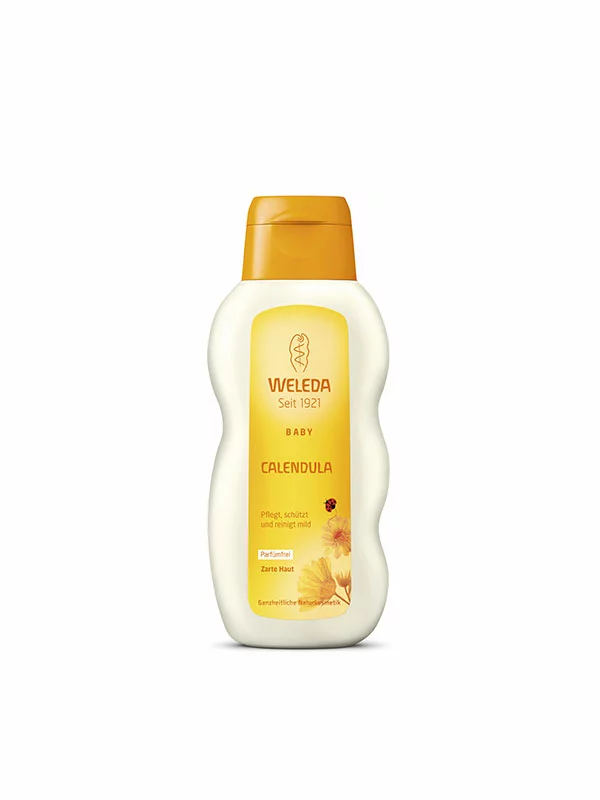 Weleda calendula baby oil in a packaging of 200ml