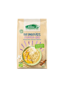 Allos organic unsweetened ayurveda oatmeal in a packaging of 450g