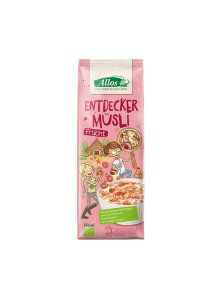 Allos organic XL fruit muesli in a family packaging of 750g