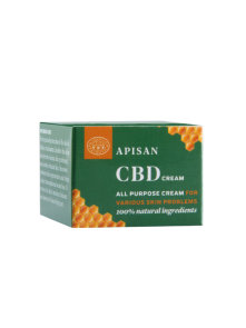 Radovan Petrović apisan CBD cream in a green cardboard packaging of 20ml