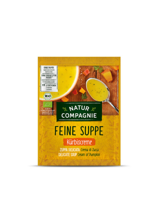 Natur Compagnie organic cream of pumpkin soup in a bag of 40g