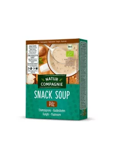 Instant Mushroom Soup - Organic 3x17g Natur Compagnie