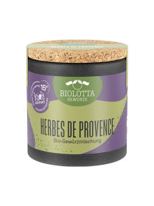 BioLotta organic Herbes de Provence Seasoning Mix in a container of 16g
