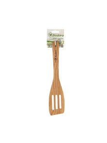 Biodora wooden slotted spatula