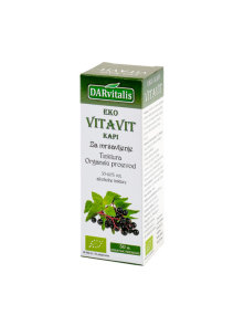Darvitalis organic vitavit slimming drops in a glass packaging of 50ml