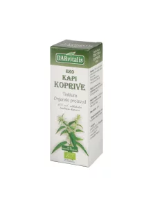 Darvitalis organic nettle tincture drops in a glass packaging of 50ml