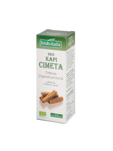 DARvitalis organic cinnamon tincture drops in a packaging of 50ml