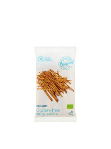 Biopont gluten free and organic salty sticks in a packaging of 45g