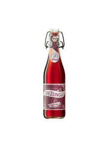 SeeZüngle organic carbonated blackcurrant drink in a glass bottle of 0.33l