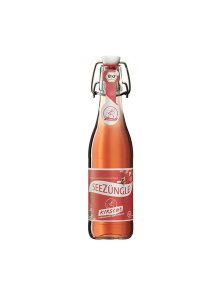 SeeZüngle organic carbonated cherry drink in a glass bottle of 0,33l