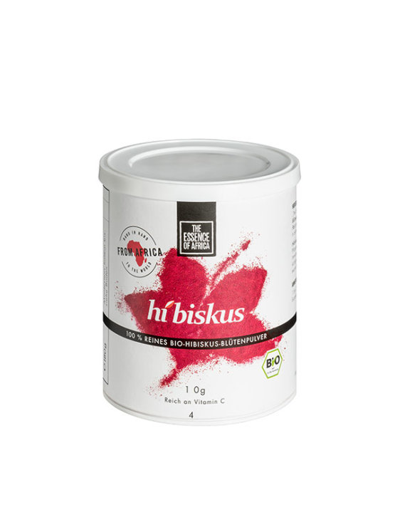 The Essence of Africa hibiscus flower powder in a packaging of 140g