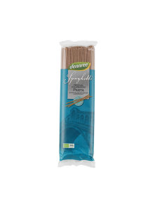 Dennree organic spelt spaghetti pasta in a packaging containing 500g